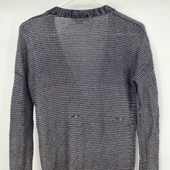 Vince Linen Blend Women's Long Oversized Button Front Cardigan Sweater XXS - Picture 13 of 14